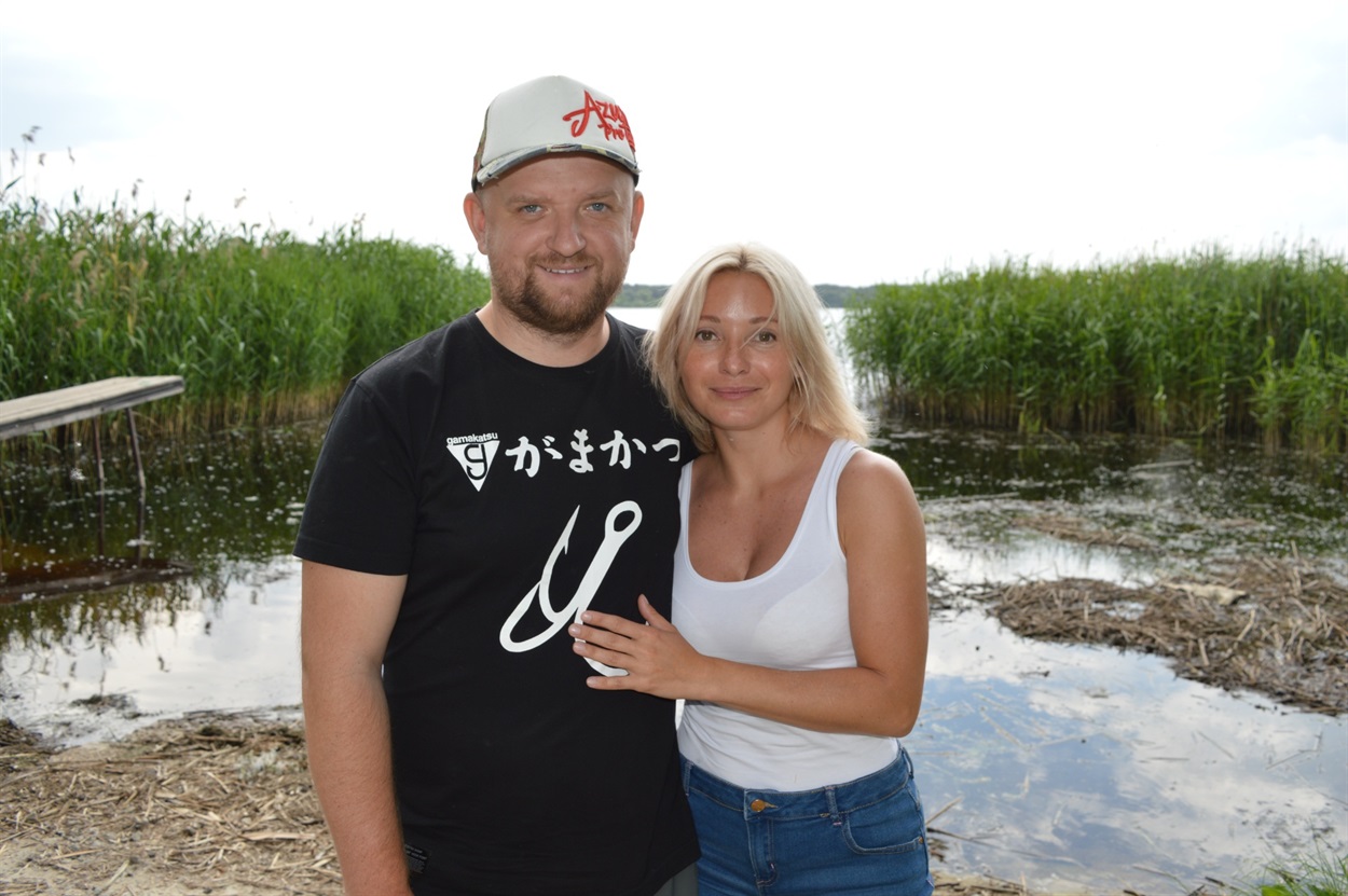 Подружжя Павло Пилипець та Тетяна Дерев’янко обожнюють риболовлю
