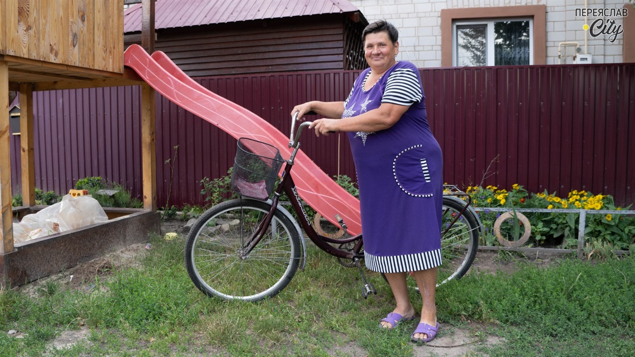 Ольга Миколаївна щодня долала велосипедом десятки кілометрів