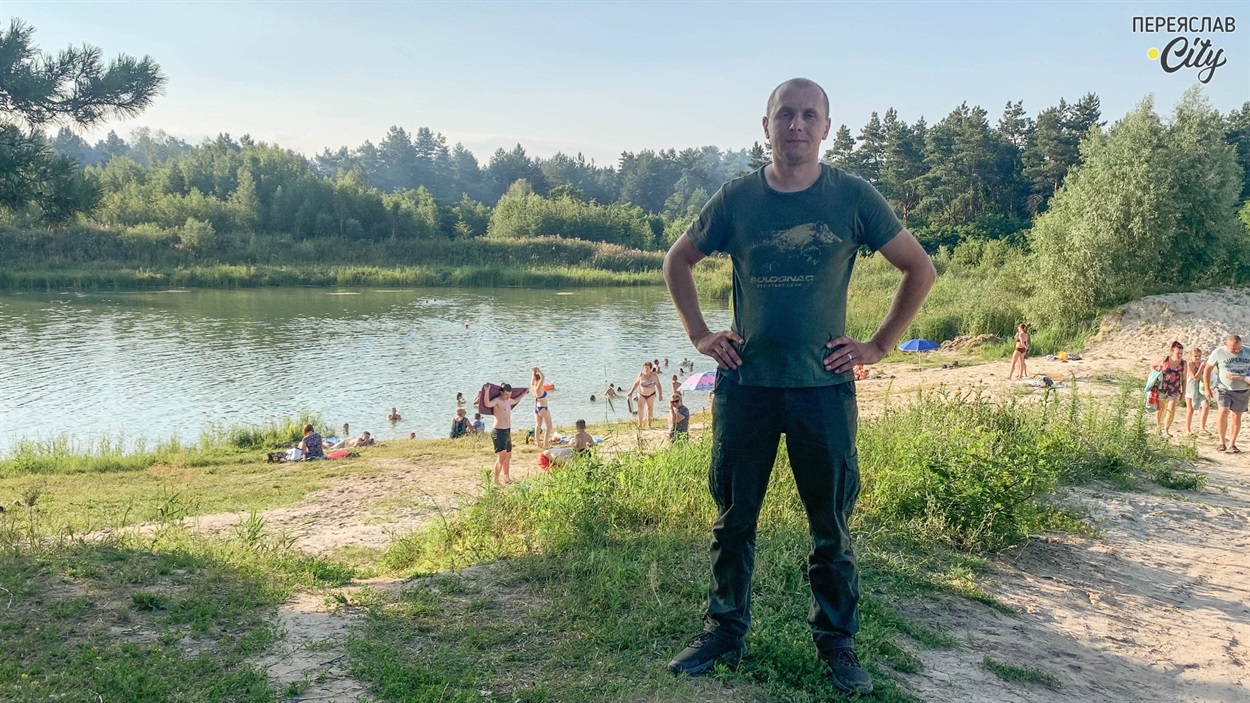 Віталій Горобій розповів про план благоустрою місцевого пляжу