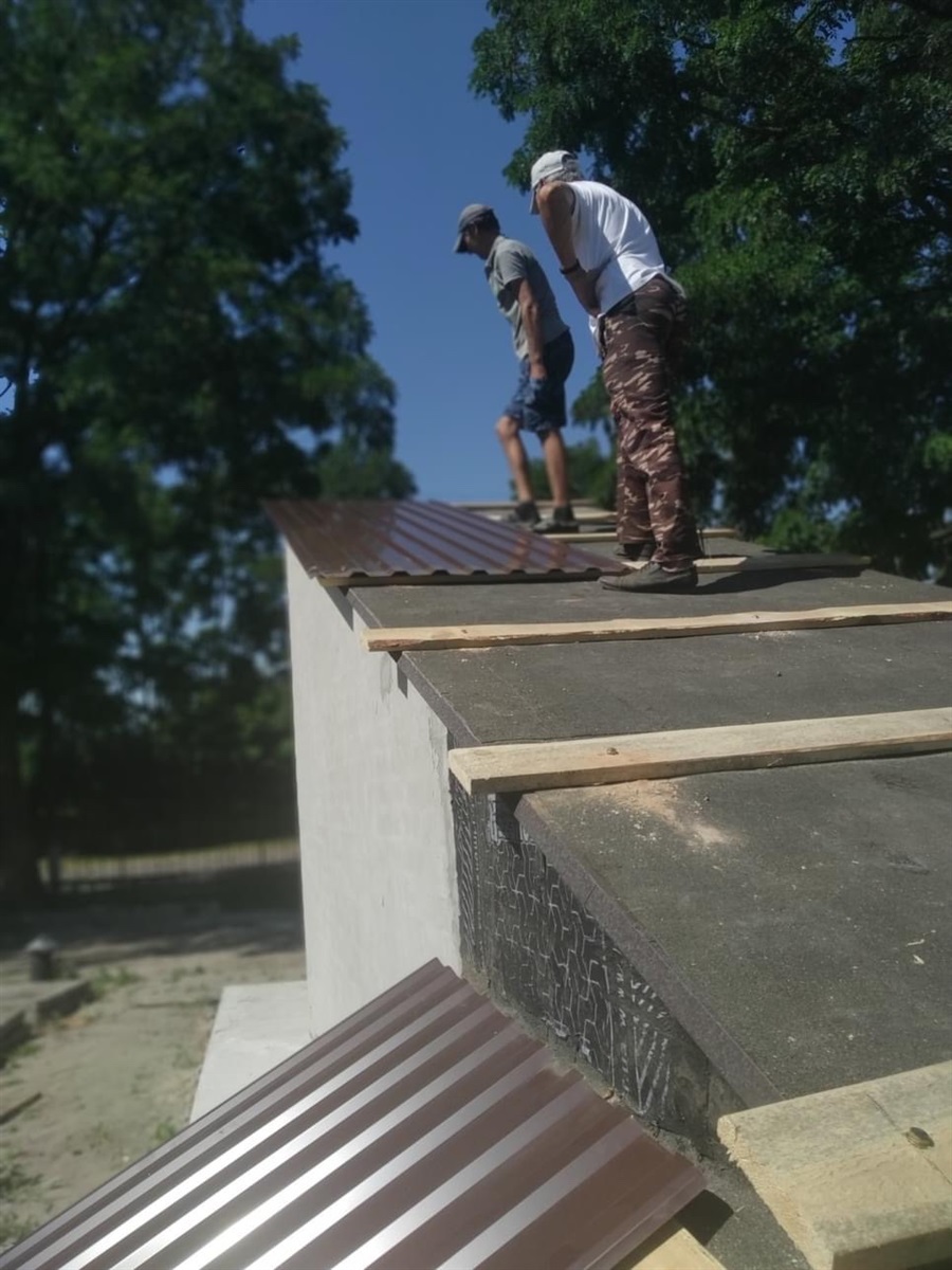 Завершальні роботи з облаштування укриття в с. Пристромів