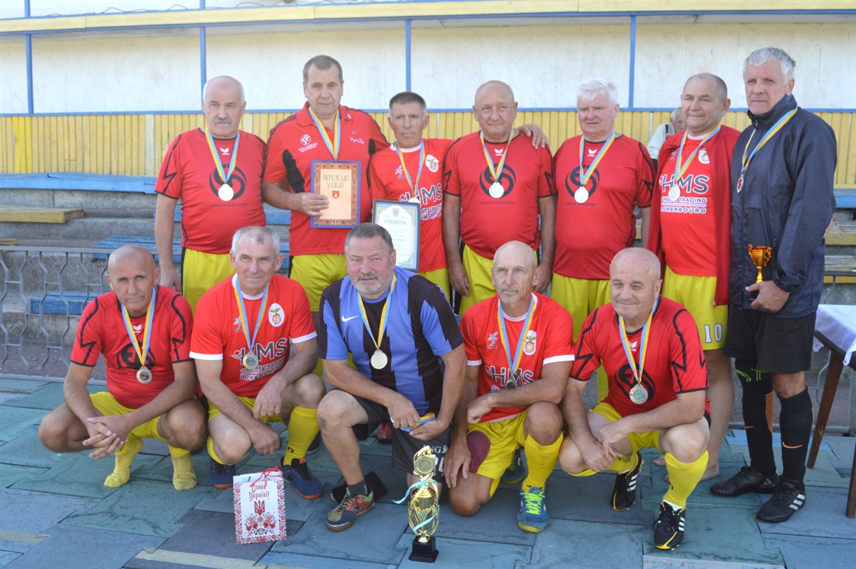 Срібний призер чемпіонату ветерани із Гребінки