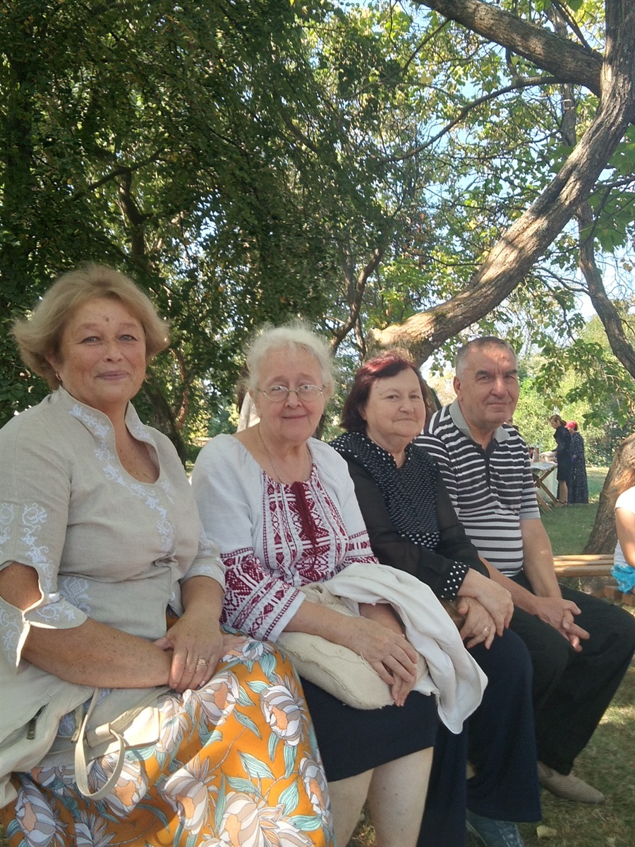 «Ветерани» музейної справи (зліва направо): Людмила Набок, Лариса Годліна, Валентина Нікітіна, Віктор Скряга