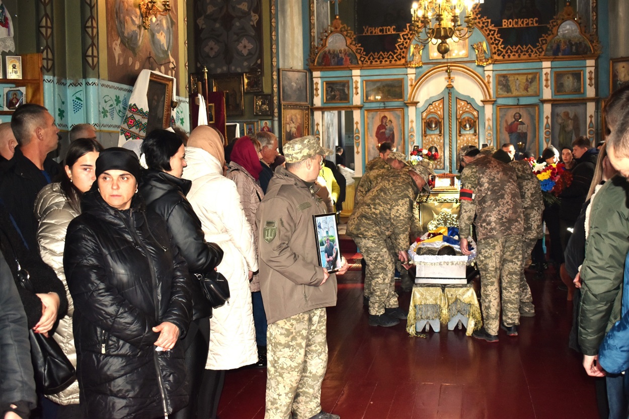 Відспівування Героя Ігоря Курила в Успенському соборі 