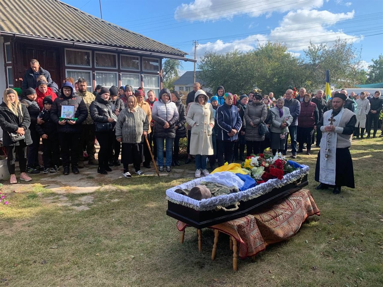 Прощання і обряд поховання Героя в Циблях 
