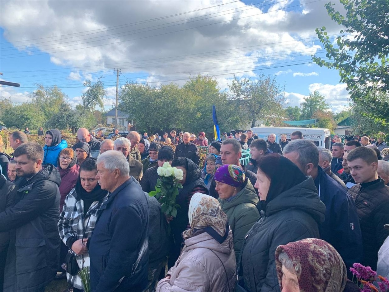 Прощання і обряд поховання Героя в Циблях 