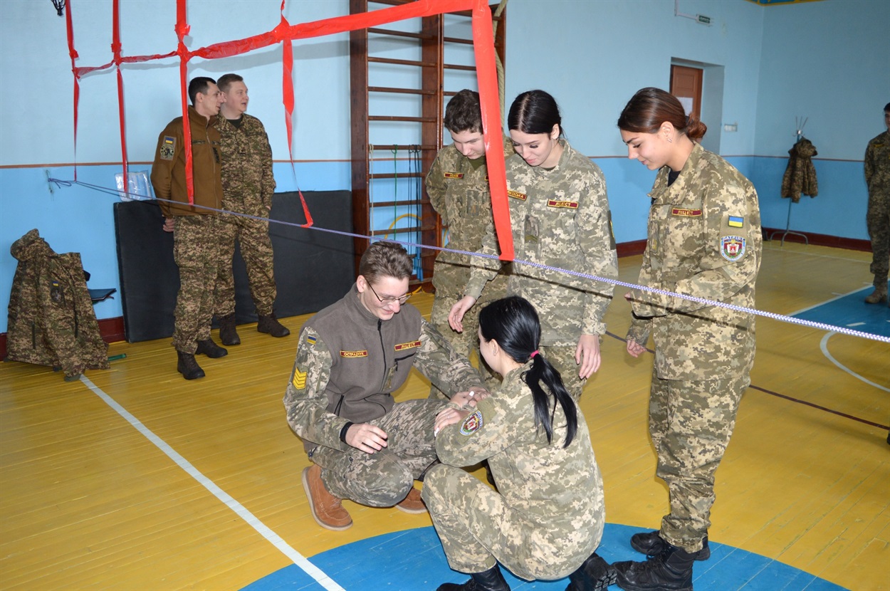 Практичні вправи з ліцеїстами проводять психологи -нацгвардійці