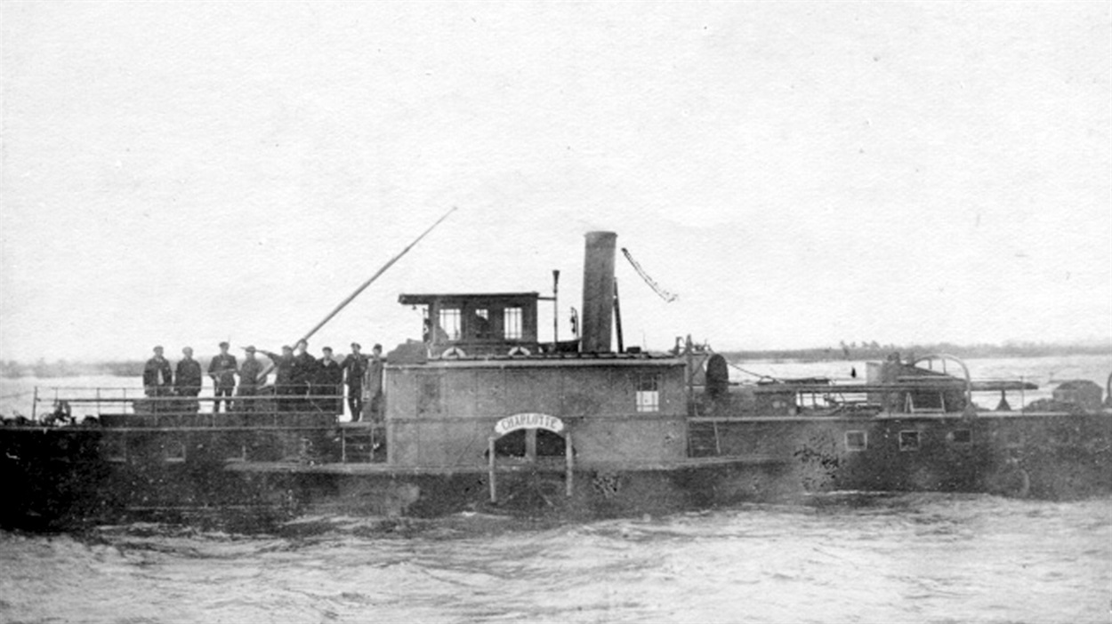 Пароплав «Шарлота» з повстанцями Зеленого 1919 рік