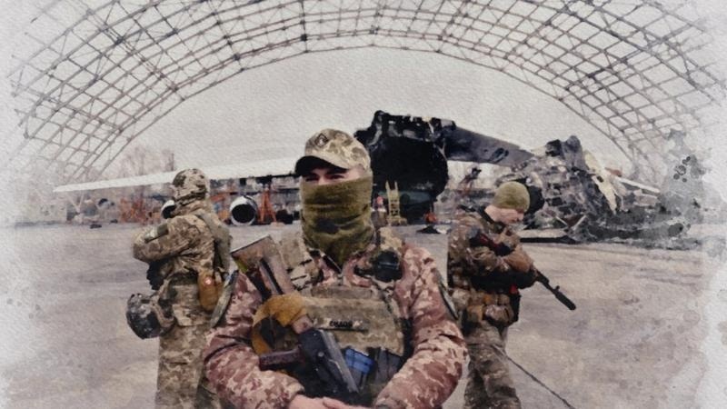 Бої за аеродром Гостомель 