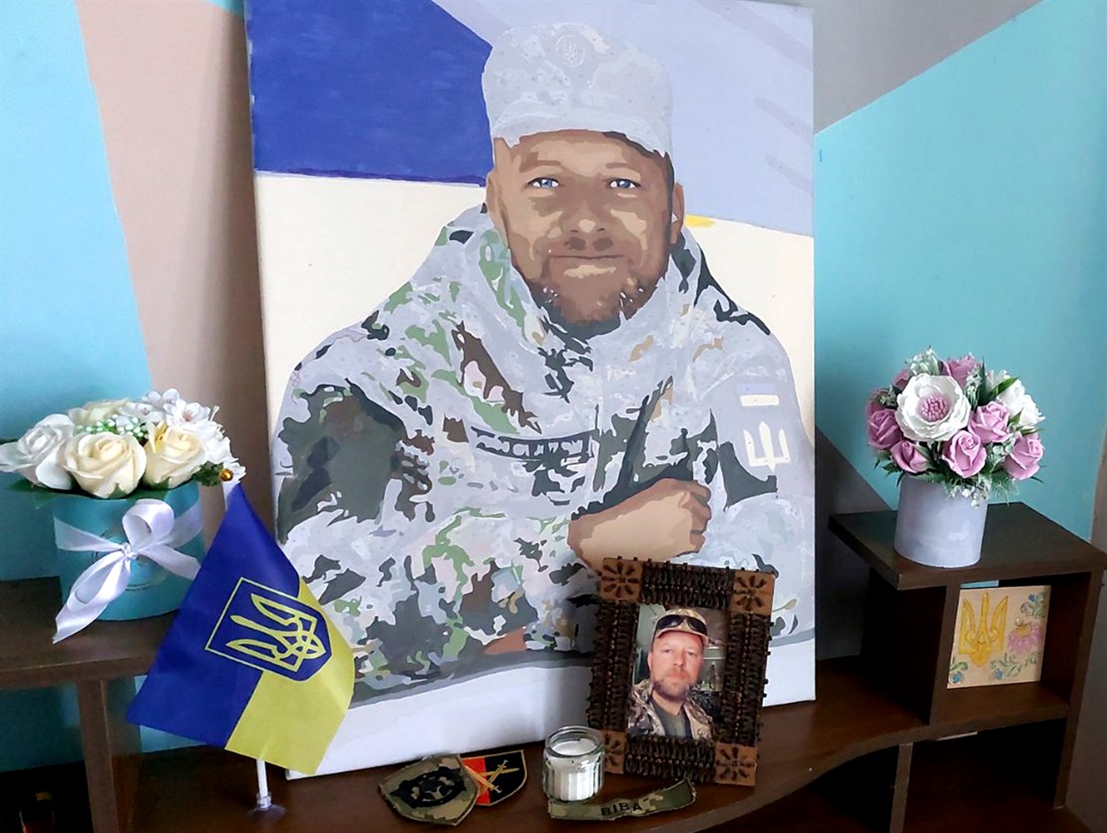 Картина, яку намалювала Настя, донька Володимира від першого шлюбу