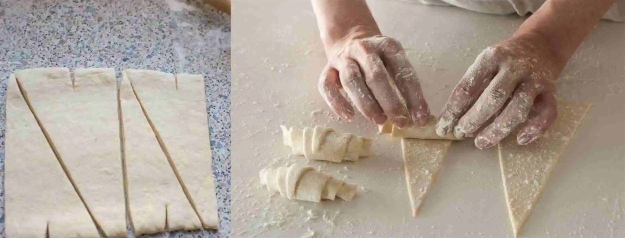 як скрутити круасани