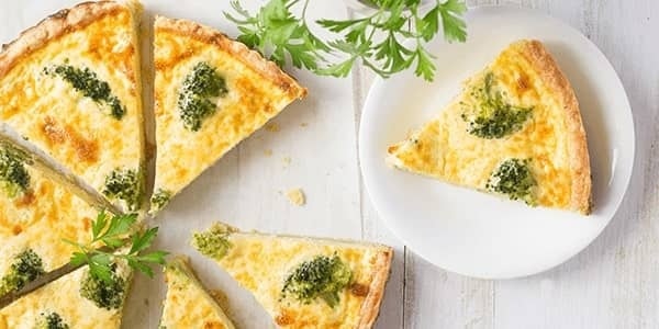 кіш з броколі