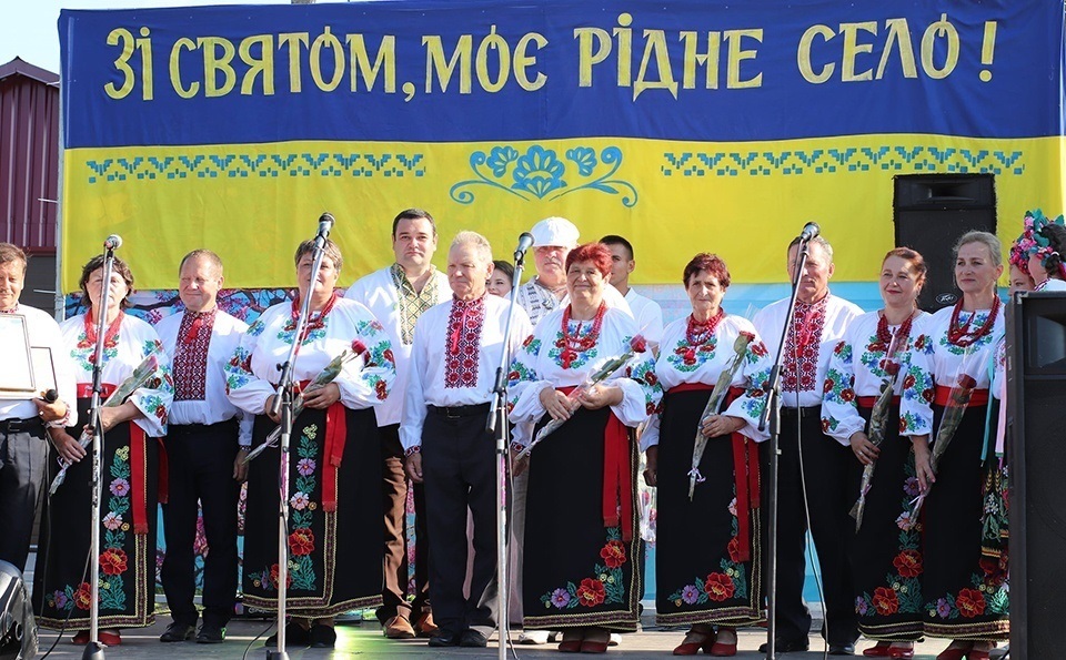 На головній сцені святкування Дня села Єрківець у 2021 році