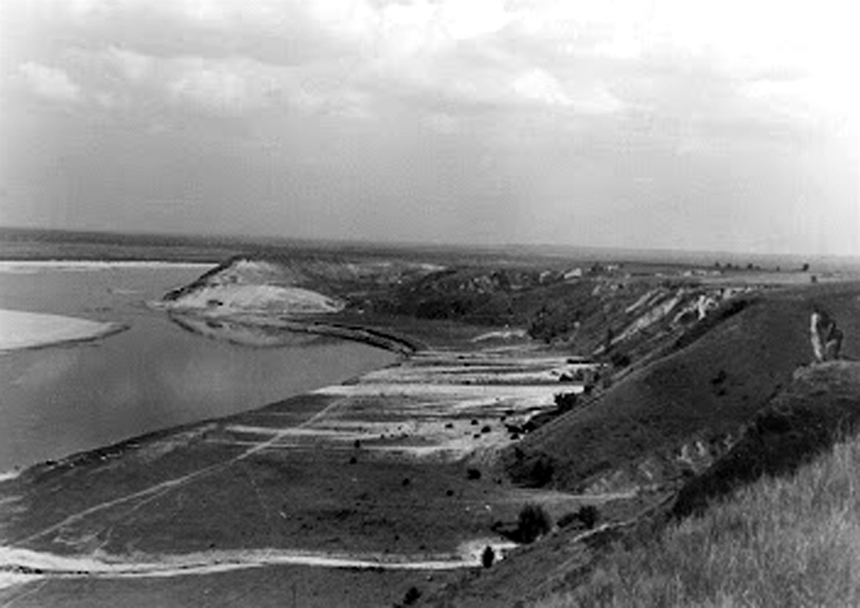  Зарубенецька гора на схилах якої вирощували виноград, 1959 рік