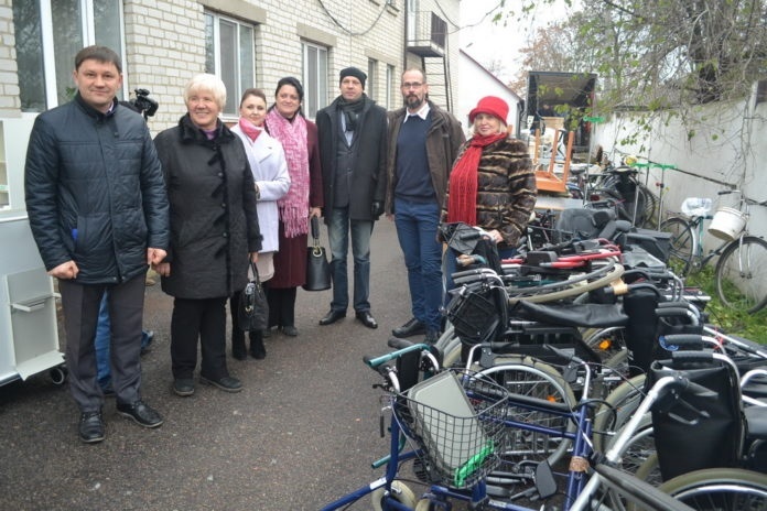 Німецькі партнери фонду Олівера Брауна привезли гуманітарну допомогу переяславцям. 2019 р.   