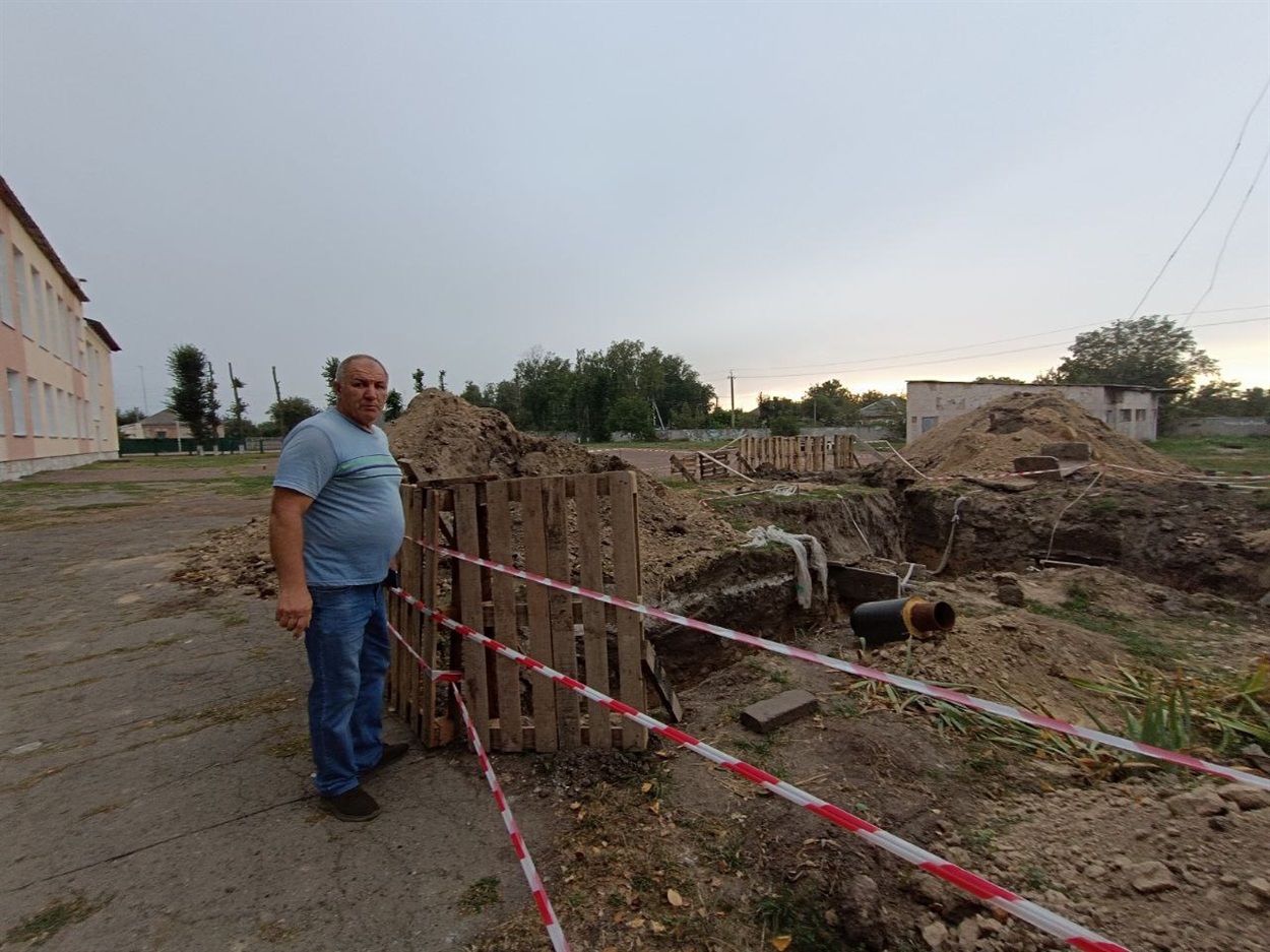Сергій Посохов: "У такому стані залишили будівельники нашу теплотрасу"  