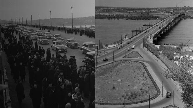 5 листопада 1953 року в Києві офіційно відкрили міст імені Євгена Патона 