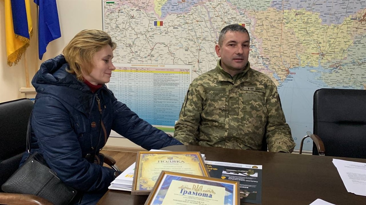 Захисник Руслан Смілий зі своєю дружиною Зоєю