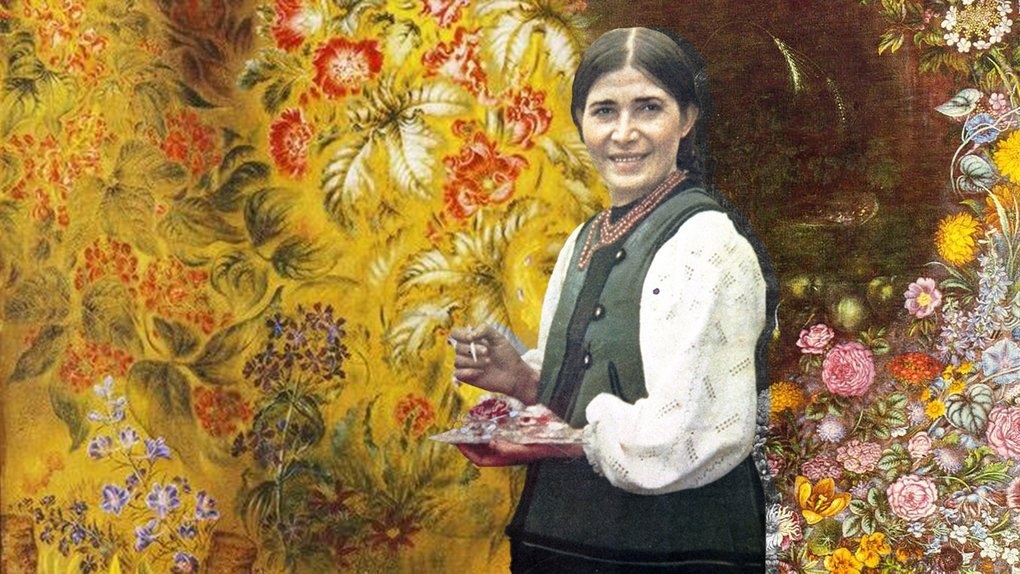 Катерина Білокур, майстриня українського народного живопису, одна з найкращих представниць "наївного мистецтва"