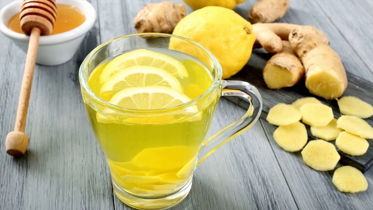 Імбир з лимоном і медом для чаю