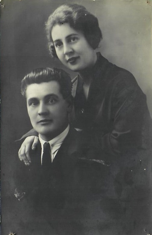 Ніна Гудкова з чоловіком Петром Зайченком, 1928 рік
