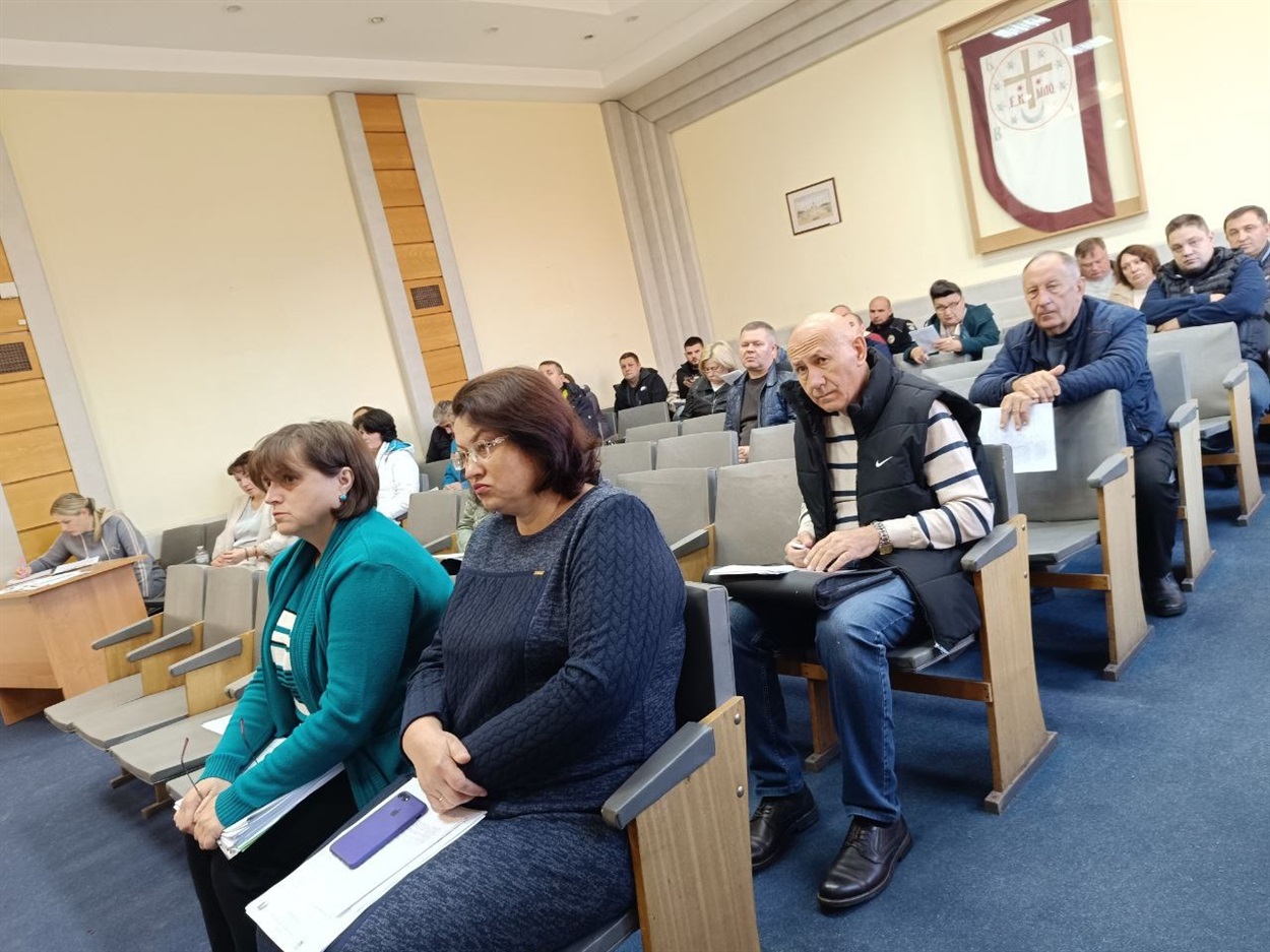 На сесії Переяславської міськради 22 жовтня 2024 р.