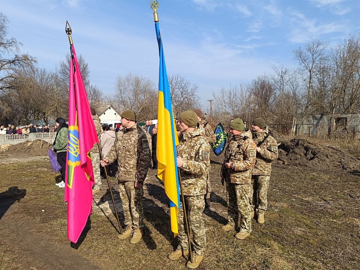 У Пристромах попрощалися із захисником України Олександром Іващенком. 8 березня 2025 р.  