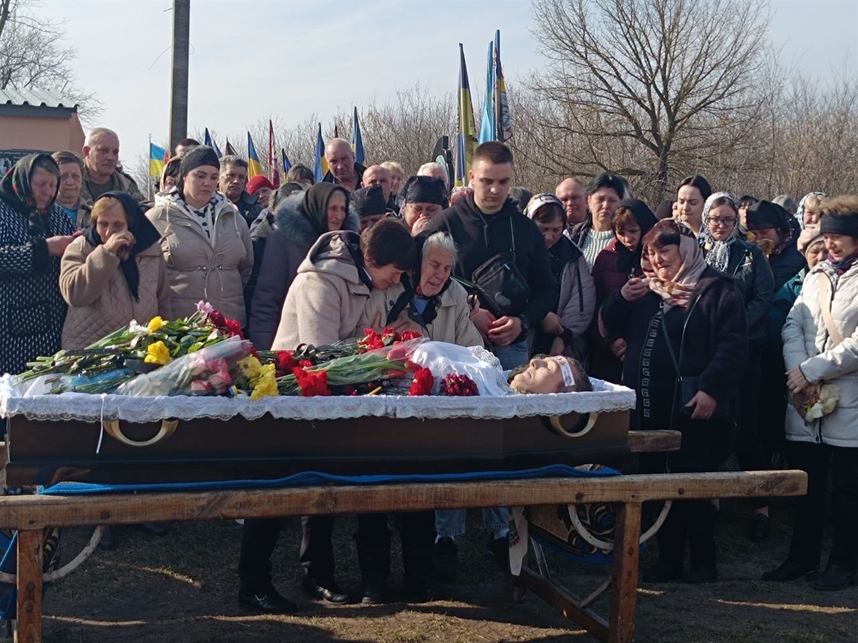 У Пристромах попрощалися із захисником України Олександром Іващенком. 8 березня 2025 р.  