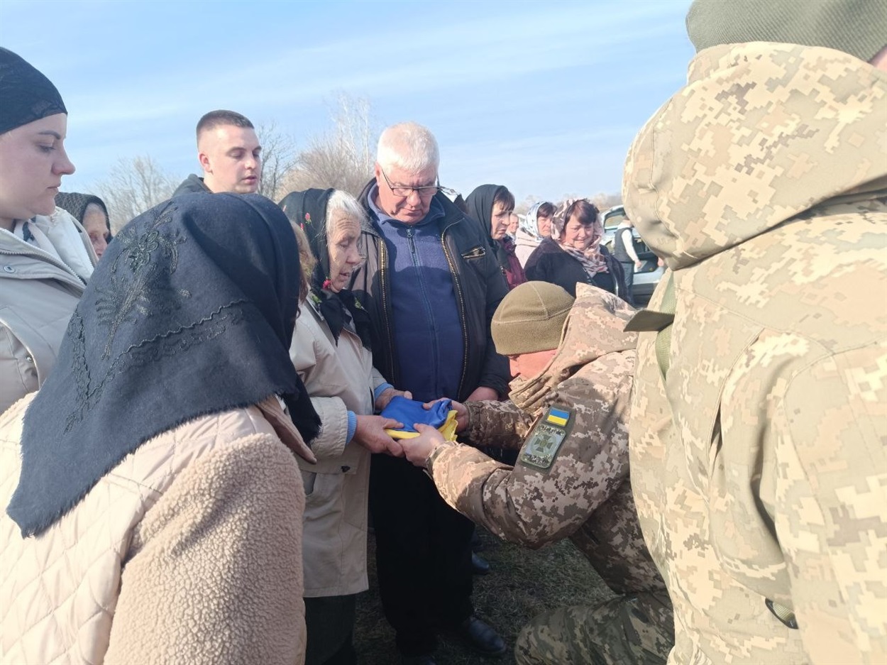 У Пристромах попрощалися із захисником України Олександром Іващенком. 8 березня 2025 р.  