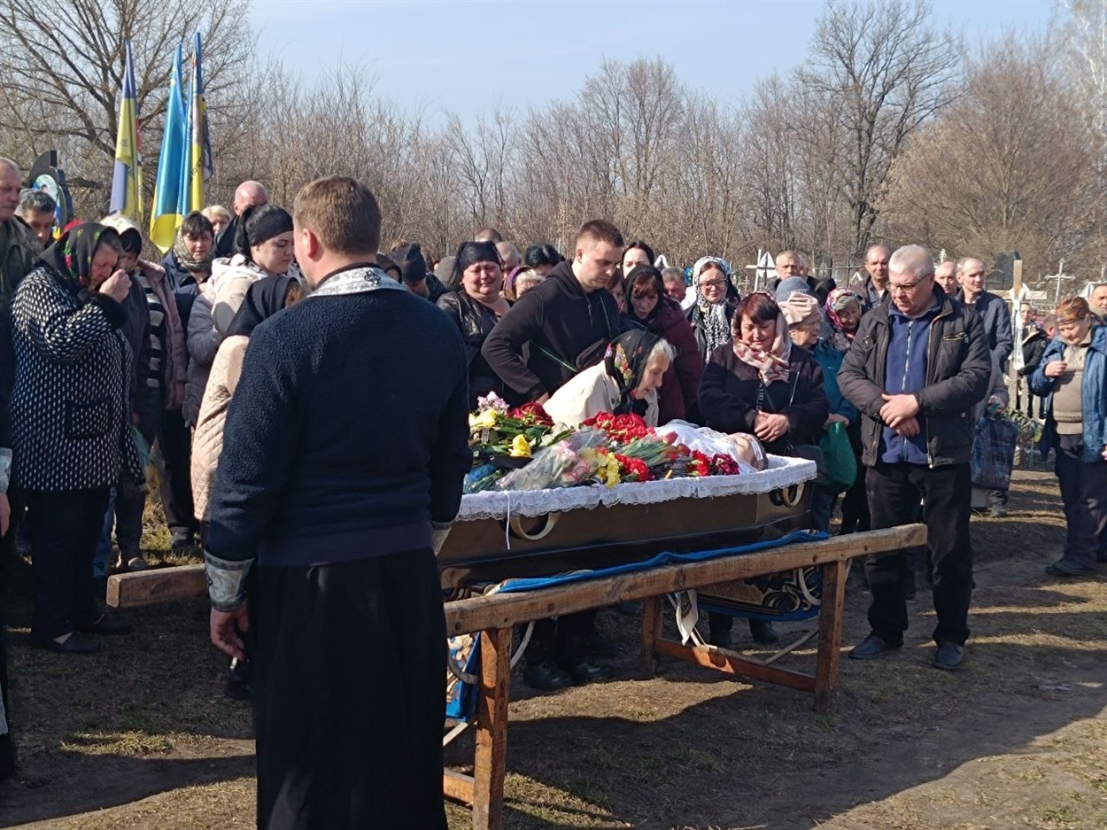 У Пристромах попрощалися із захисником України Олександром Іващенком. 8 березня 2025 р.  