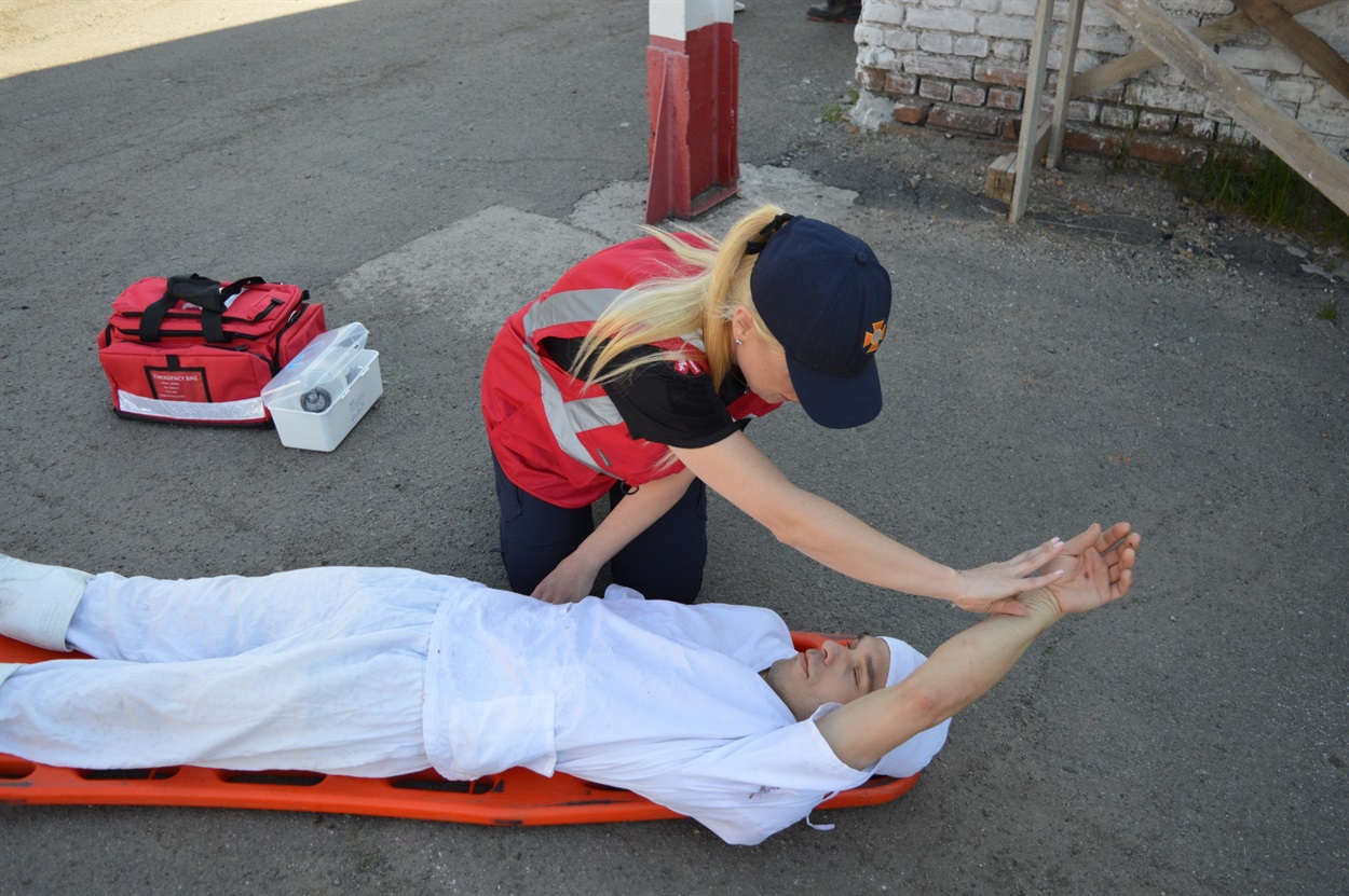 Умовна пожежа з потерпілим у Переяславі