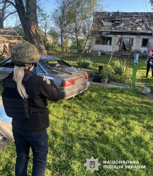 Житловий будинок, зруйнований внаслідок атаки російських дронів у с. Дем'янці Переяславської громади Бориспільського району  Київської обл. 21.05. 2025 р. 
