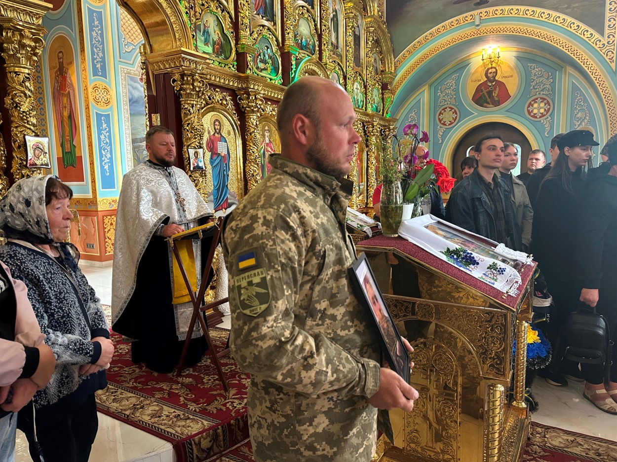 ​​Прощання з Героєм Богданом Ільєнком. Володимирський храм у Переяславі. 20.06.2025 р. 