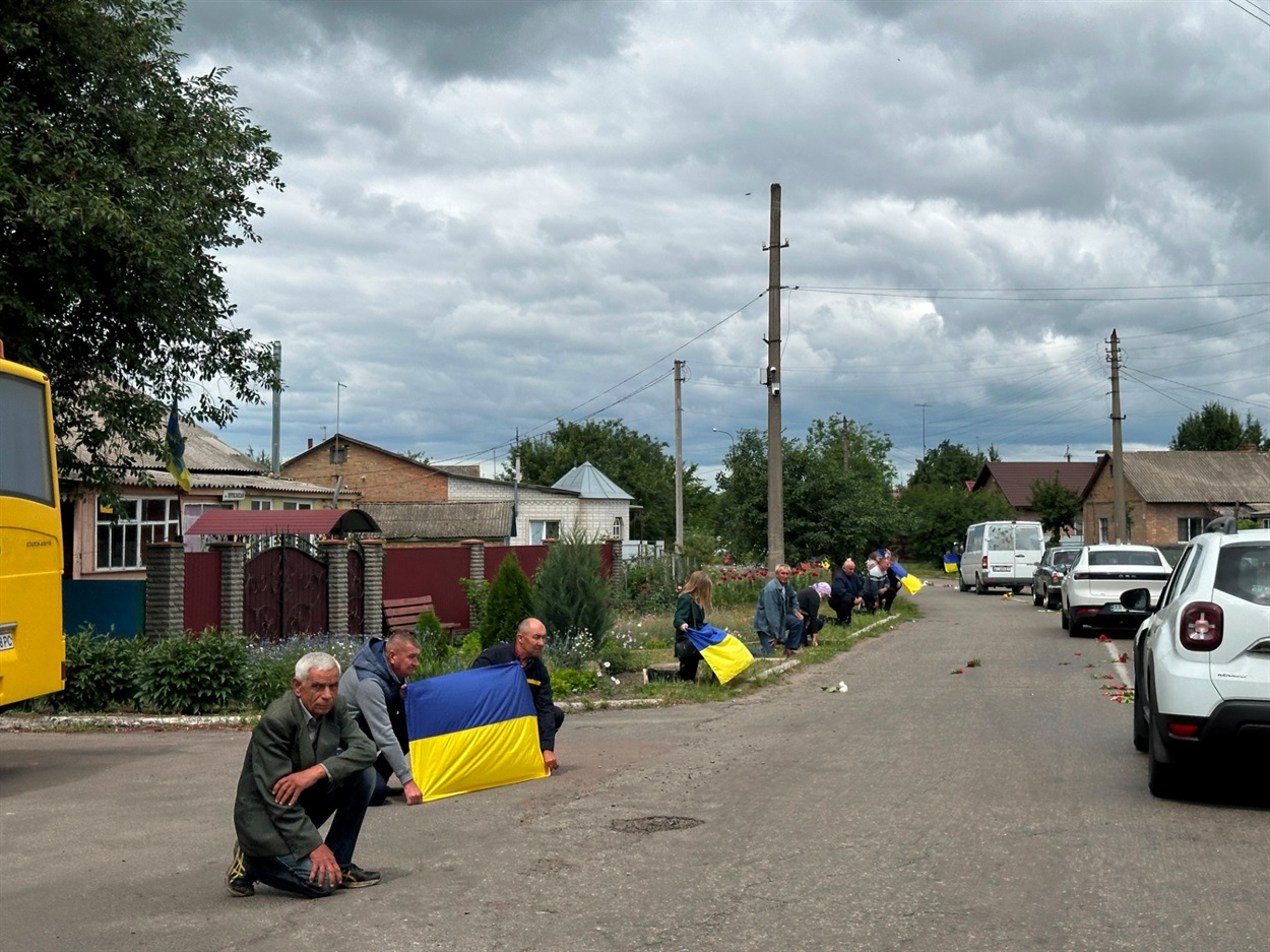 ​​Прощання з Героєм Богданом Ільєнком. с. Студеники. 20.06.2025 р. 
