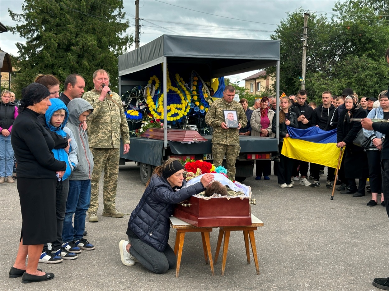 ​​Прощання з Героєм Богданом Ільєнком. с. Студеники. 20.06.2025 р. 