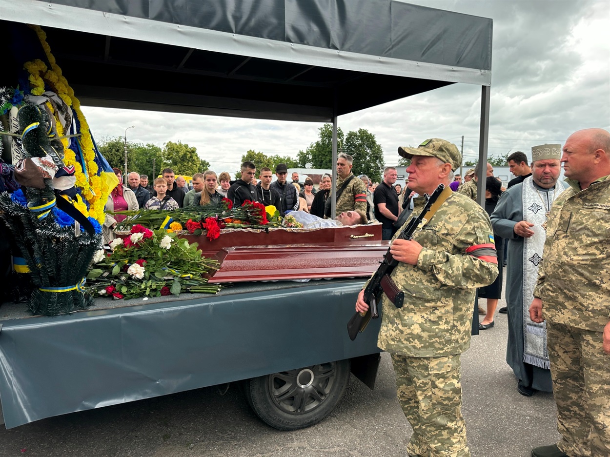 ​​Прощання з Героєм Богданом Ільєнком. с. Студеники. 20.06.2025 р. 
