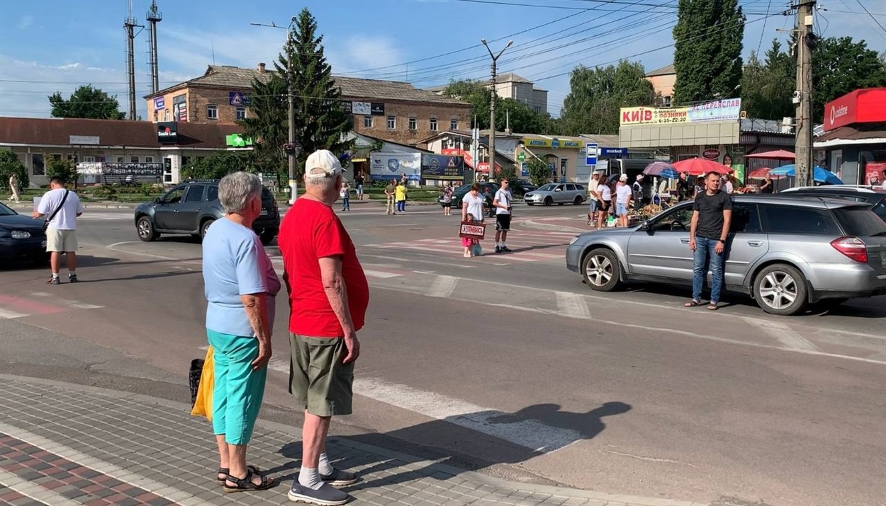 Акція команди Переяслав.City "Зупинись! Вшануй!" (автовокзал) 25.07.2025р.
