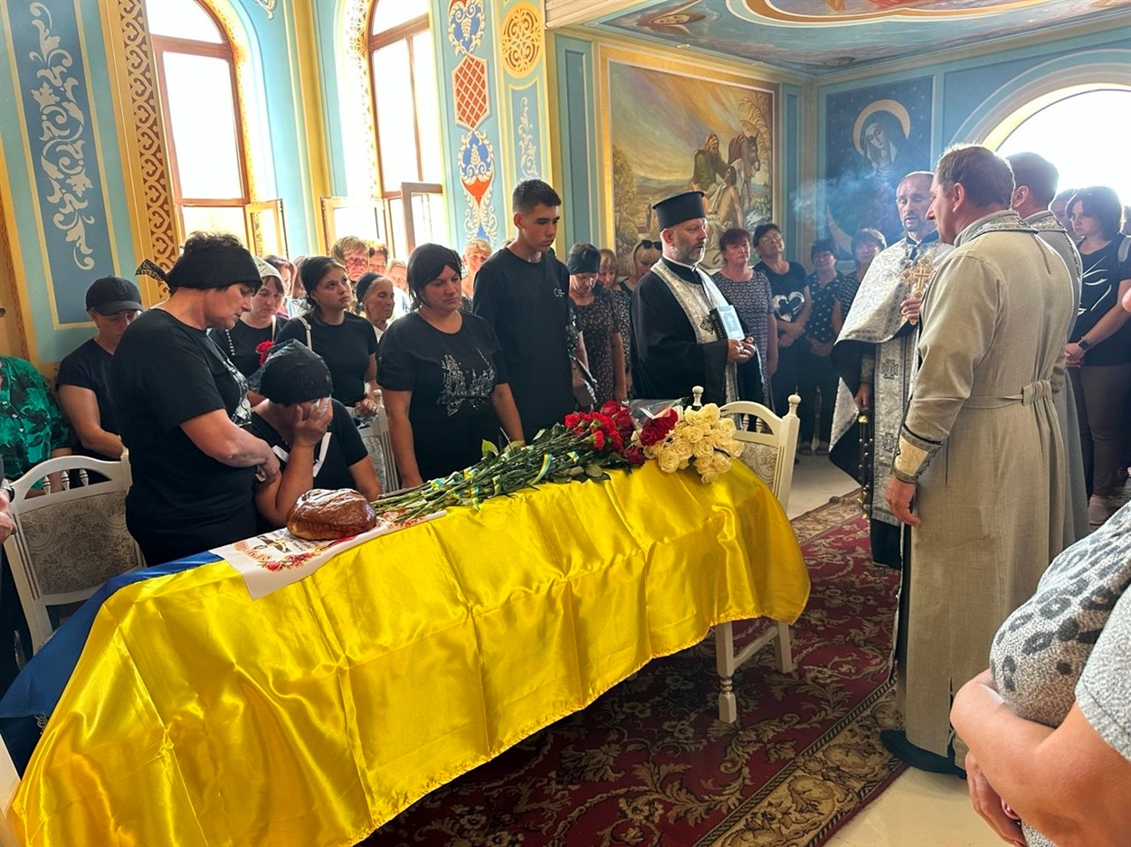 Чин похорону Героя Олександра Стріхи 