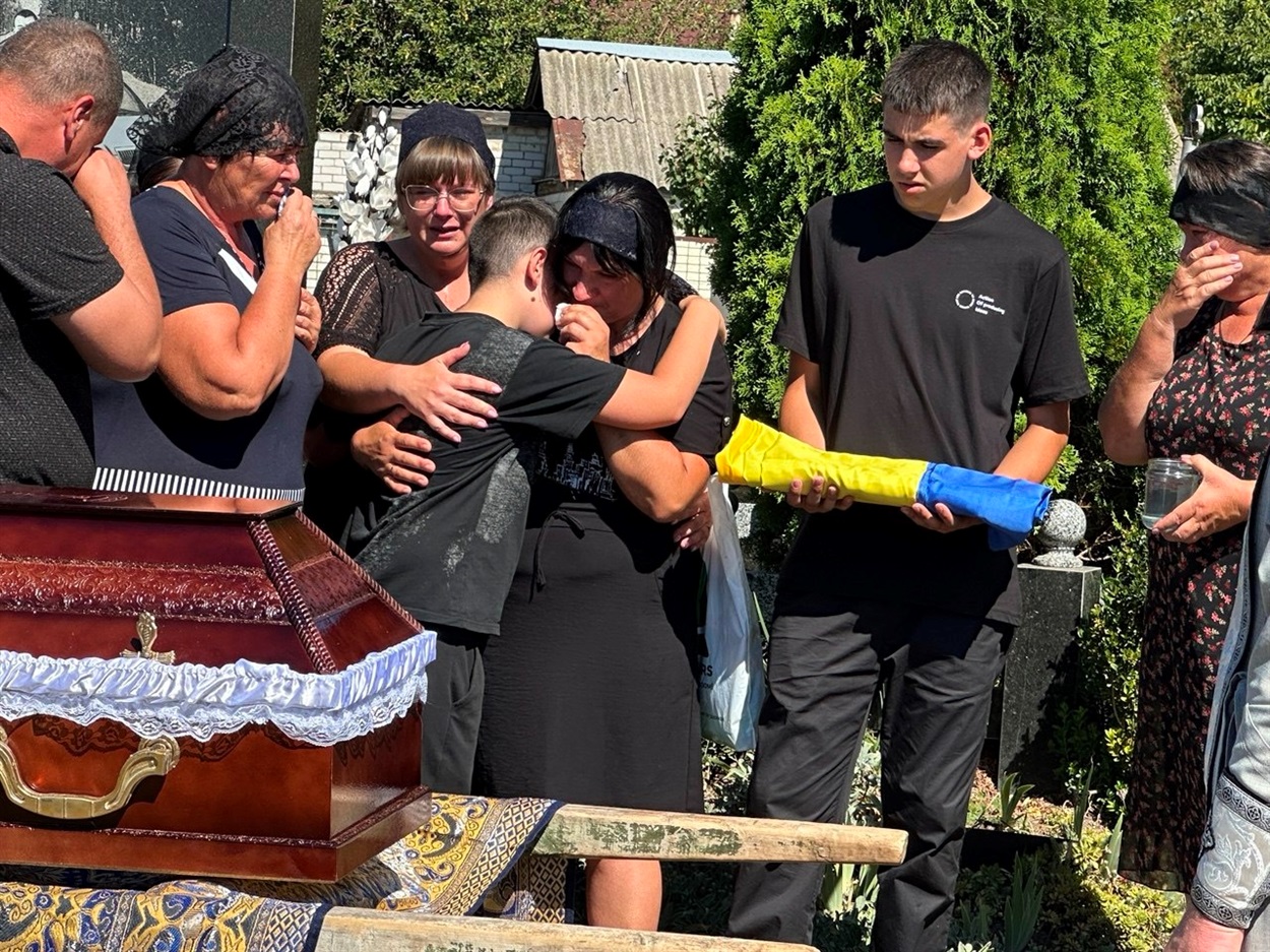 Чин похорону Героя Олександра Стріхи 