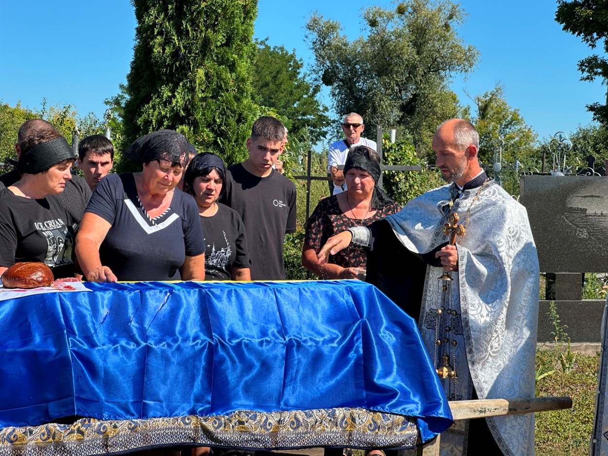 Чин похорону Героя Олександра Стріхи 