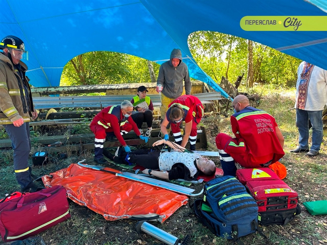У Переяславі проходять змагання бригад екстреної медичної допомоги "Медичне ралі Київщини 2025". Вересень 2025 р.  