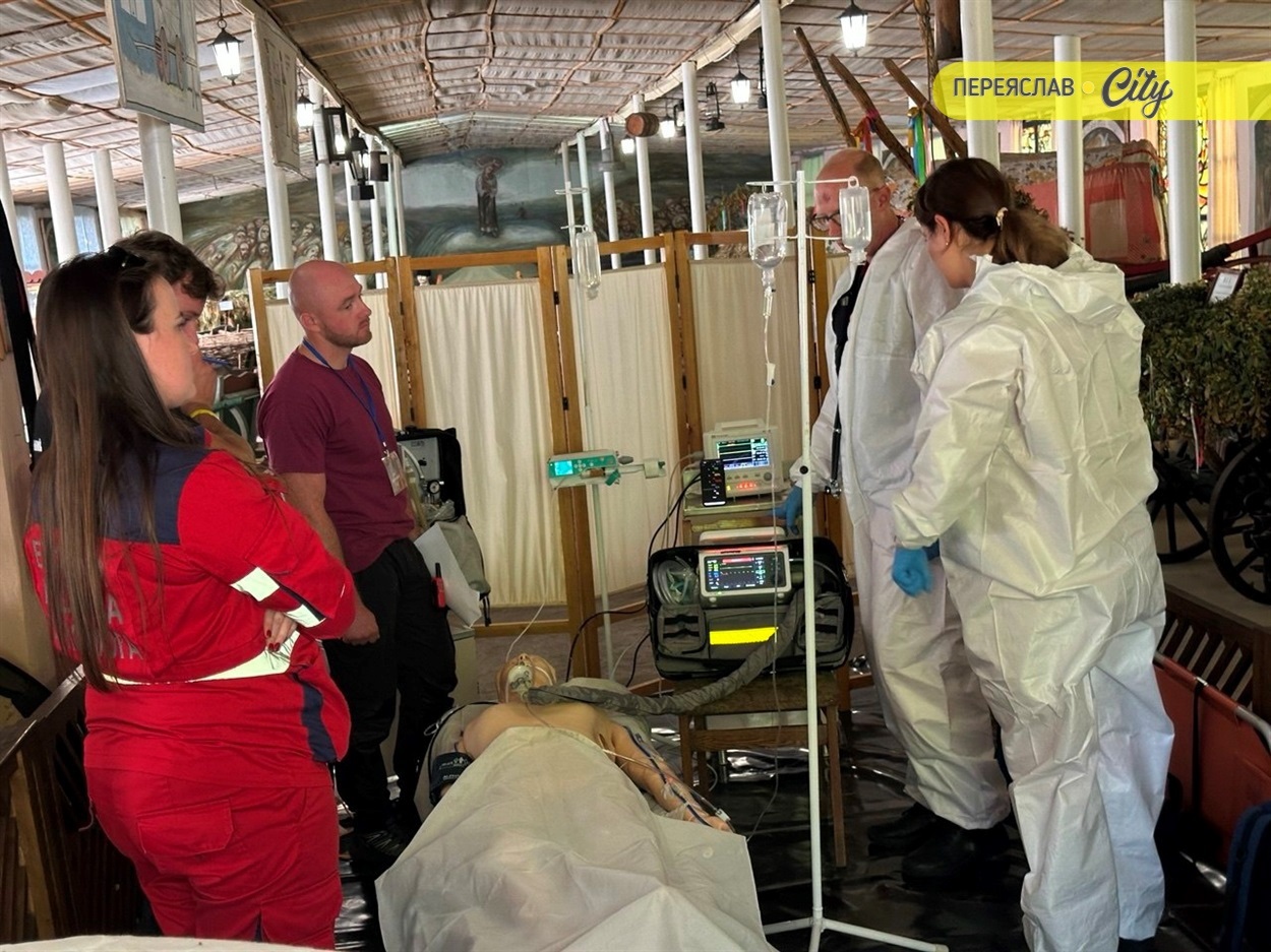 У Переяславі проходять змагання бригад екстреної медичної допомоги "Медичне ралі Київщини 2025". Вересень 2025 р.  