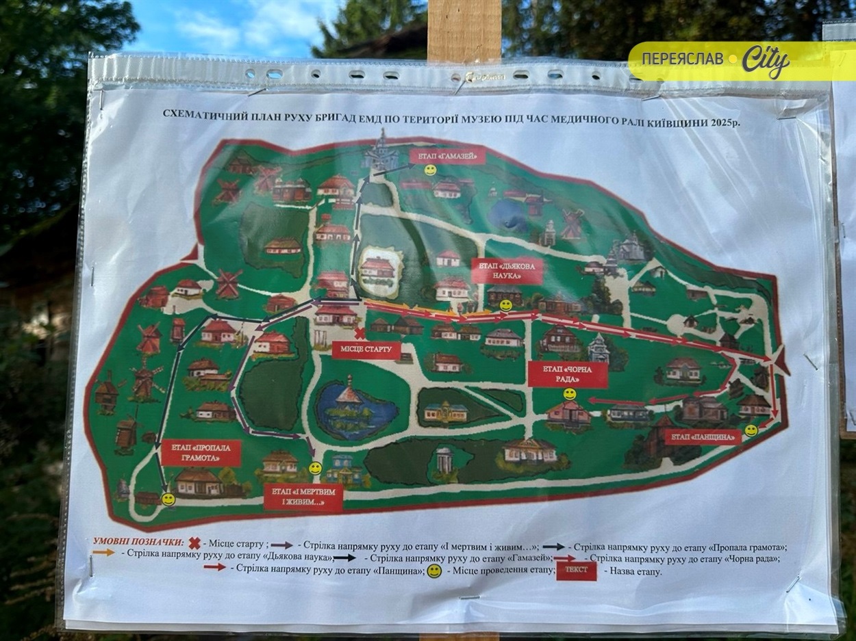 У Переяславі проходять змагання бригад екстреної медичної допомоги "Медичне ралі Київщини 2025". Вересень 2025 р.  