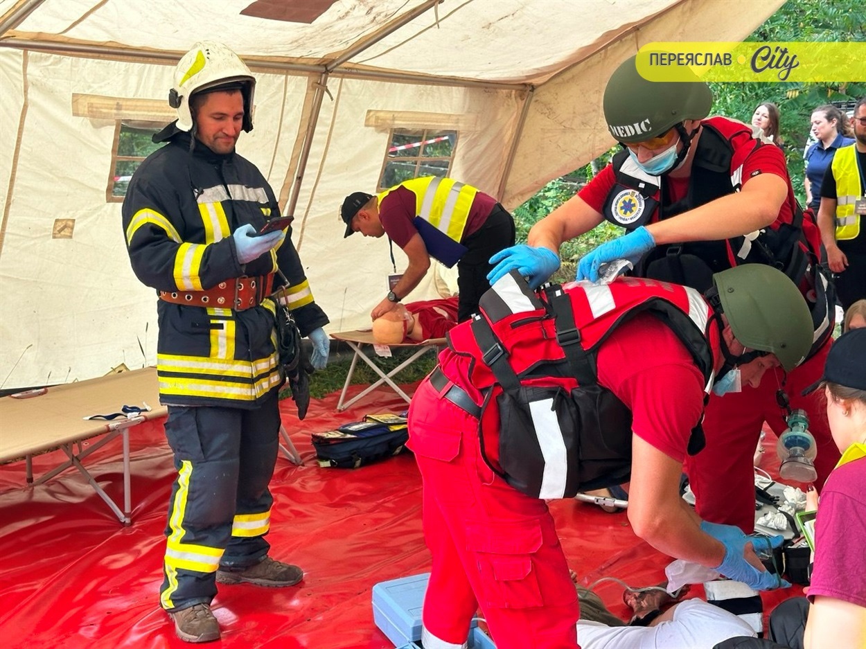 У Переяславі проходять змагання бригад екстреної медичної допомоги "Медичне ралі Київщини 2025". Вересень 2025 р.  