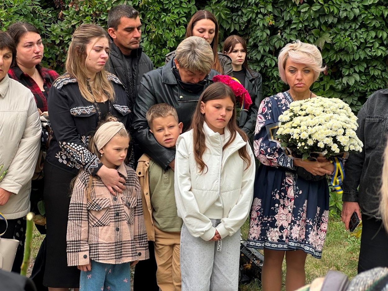 Мітинг пам'яті з нагоди відкриття меморіальної дошки Герою Сергію Мелю. 24 вересня, Переяслав