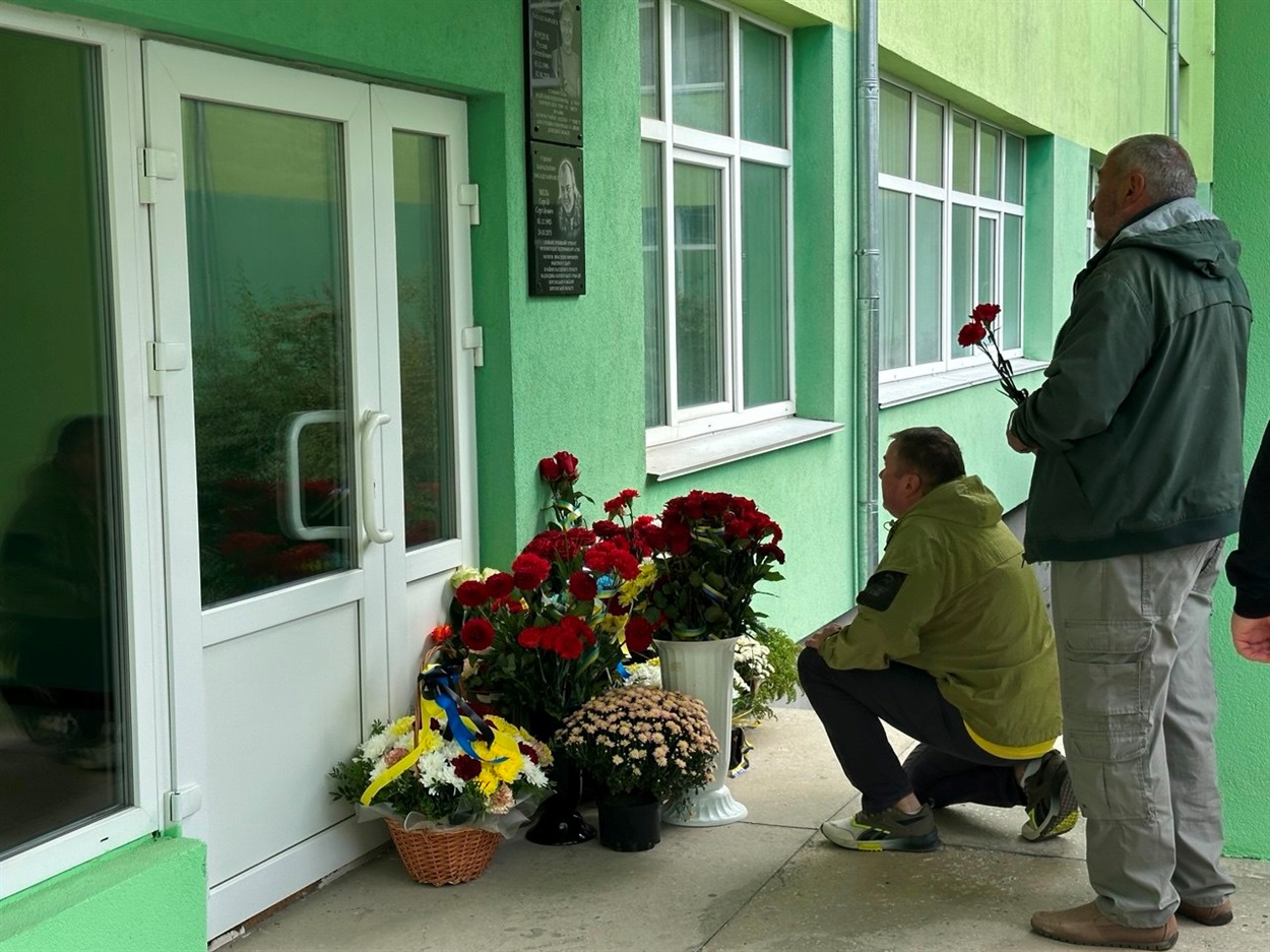 Мітинг пам'яті з нагоди відкриття меморіальної дошки Герою Сергію Мелю. 24 вересня, Переяслав