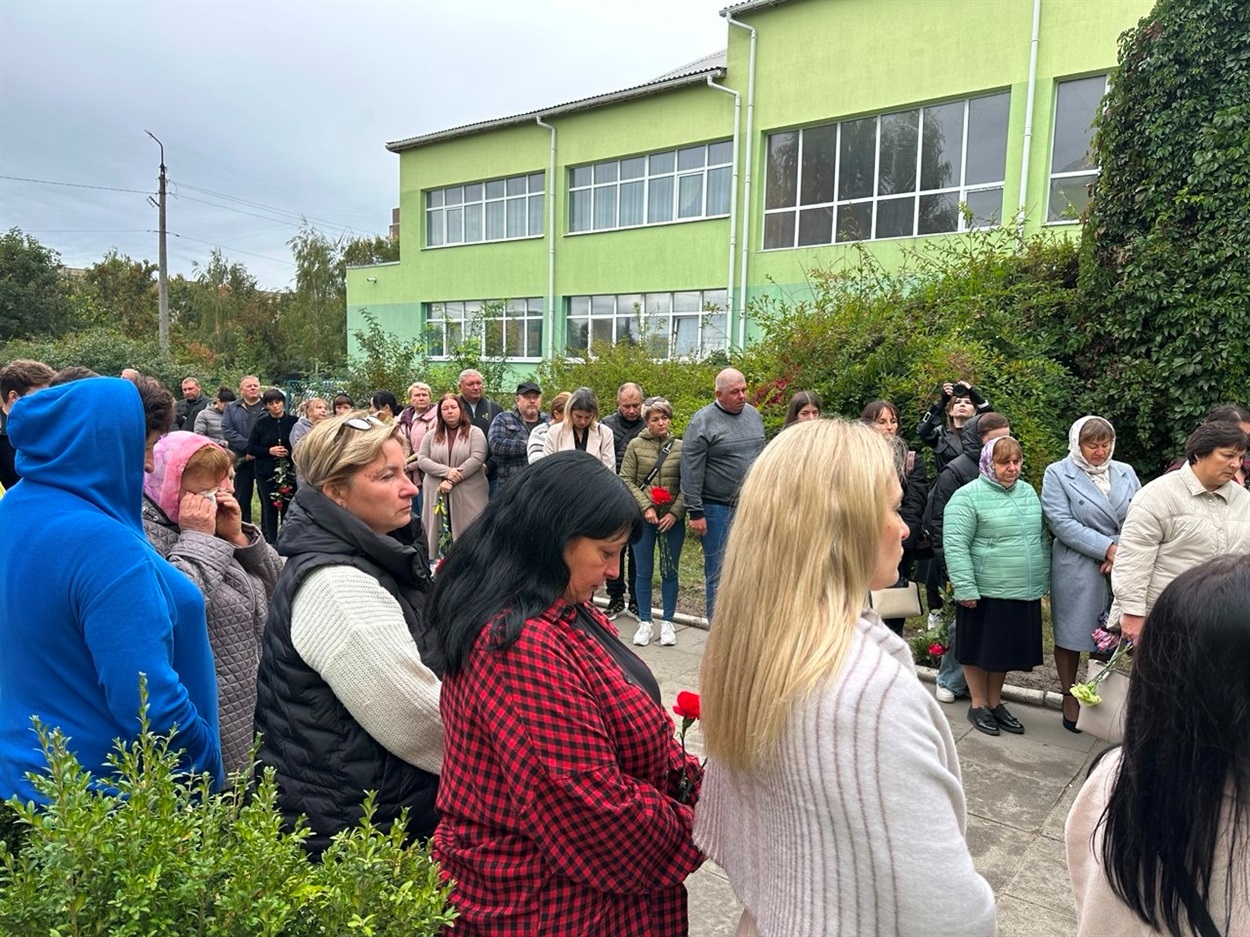Мітинг пам'яті з нагоди відкриття меморіальної дошки Герою Сергію Мелю. 24 вересня, Переяслав