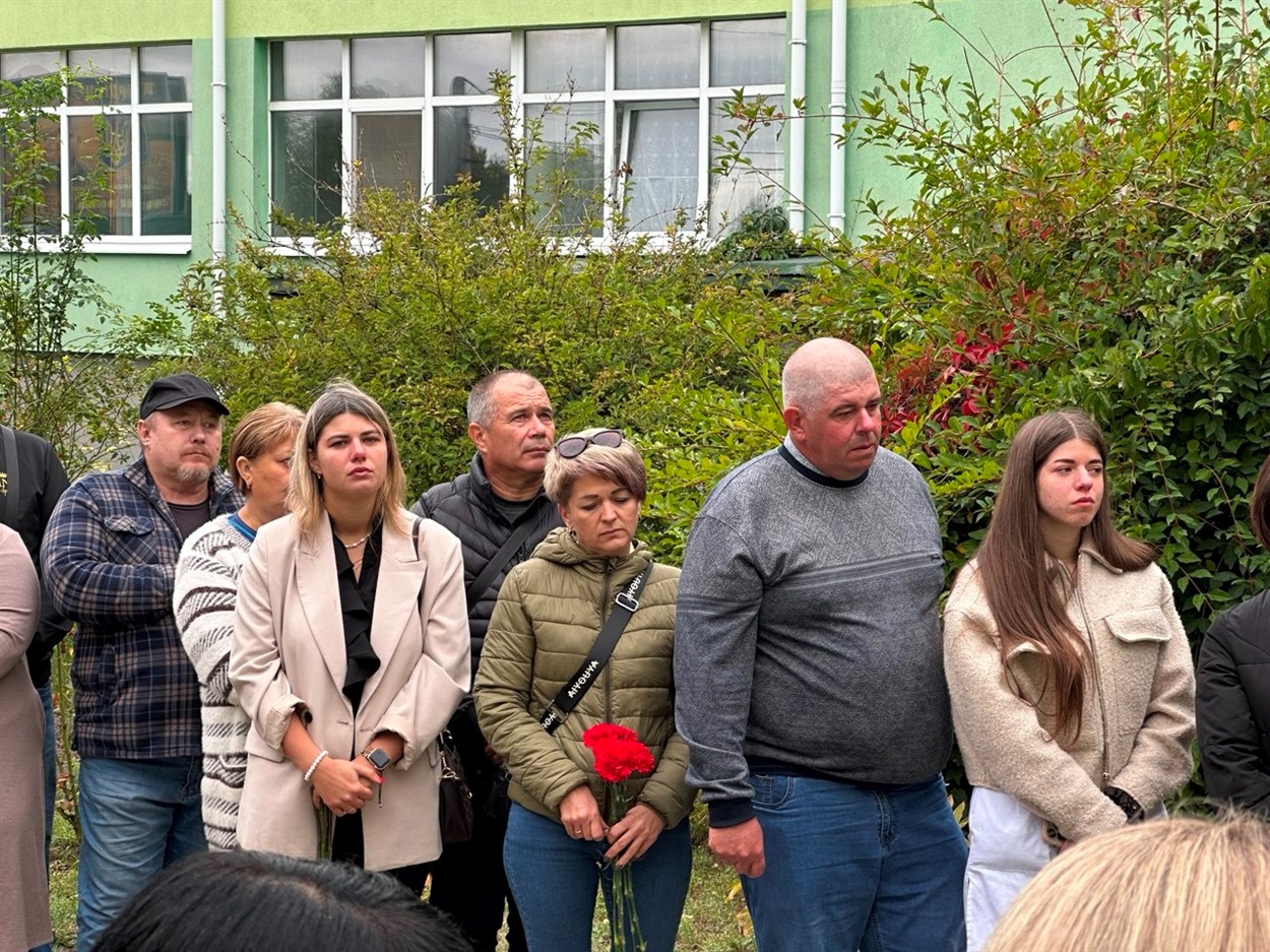 Мітинг пам'яті з нагоди відкриття меморіальної дошки Герою Сергію Мелю. 24 вересня, Переяслав