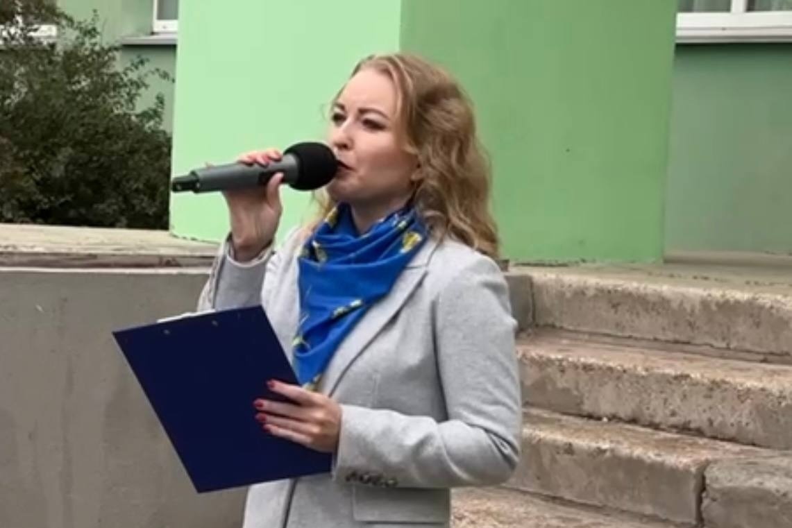 Мітинг пам'яті з нагоди відкриття меморіальної дошки Герою Сергію Мелю. 24 вересня, Переяслав