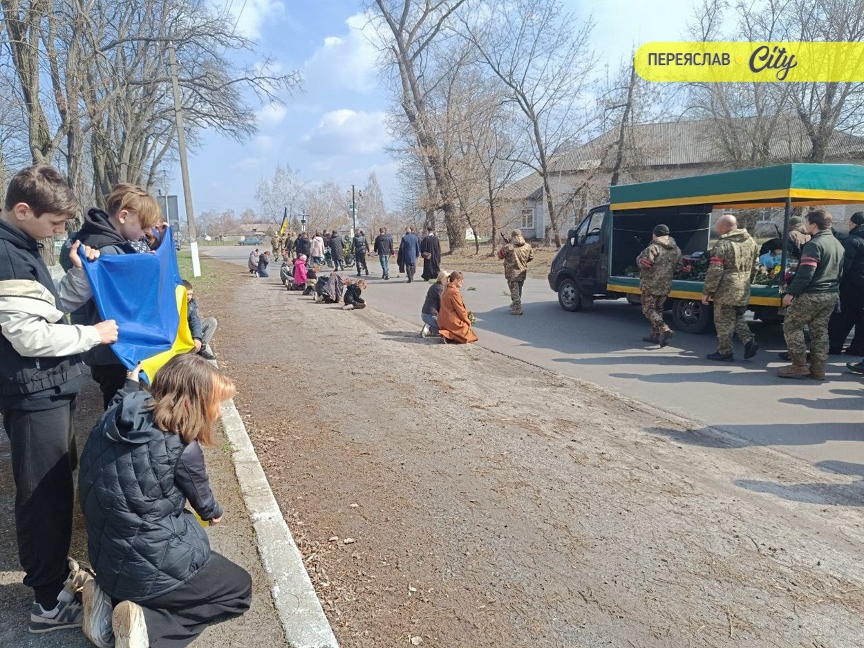 Прощання з Героєм Сергієм Сергійовичем Мелем у с.  Вовчків 27 березня 2025 р. 