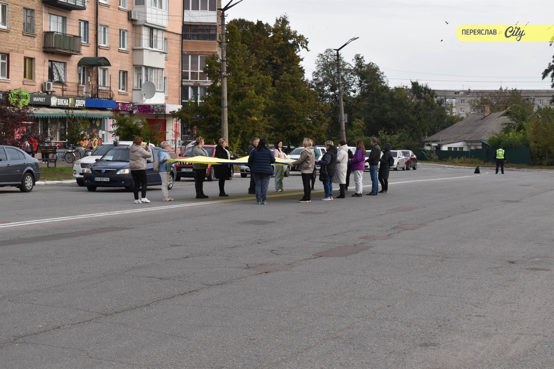У День захисників і захисниць у Переяславі відбулася мовчазна акція пам'яті й надії ФОТОРЕПОРТАЖ